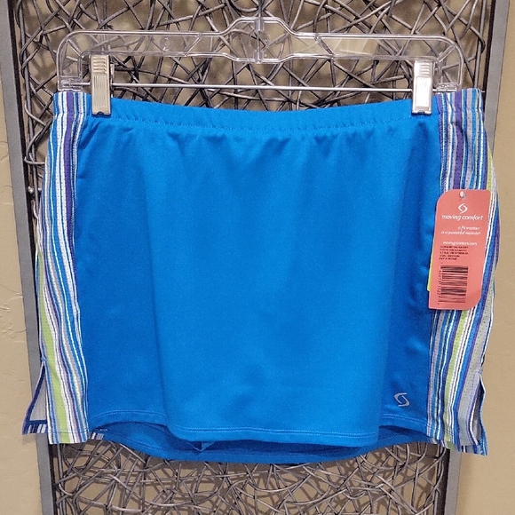 Moving Comfort Pants - Moving Comfort Blue Athletic Skort